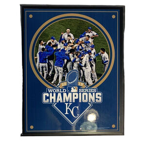 World Series 2015 Champions Kansas City Royals 2015 8x10 Plaque Steiner Sports